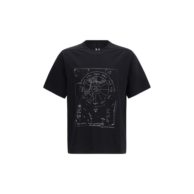 Rick Owens Brad Black Cotton T-Shirt