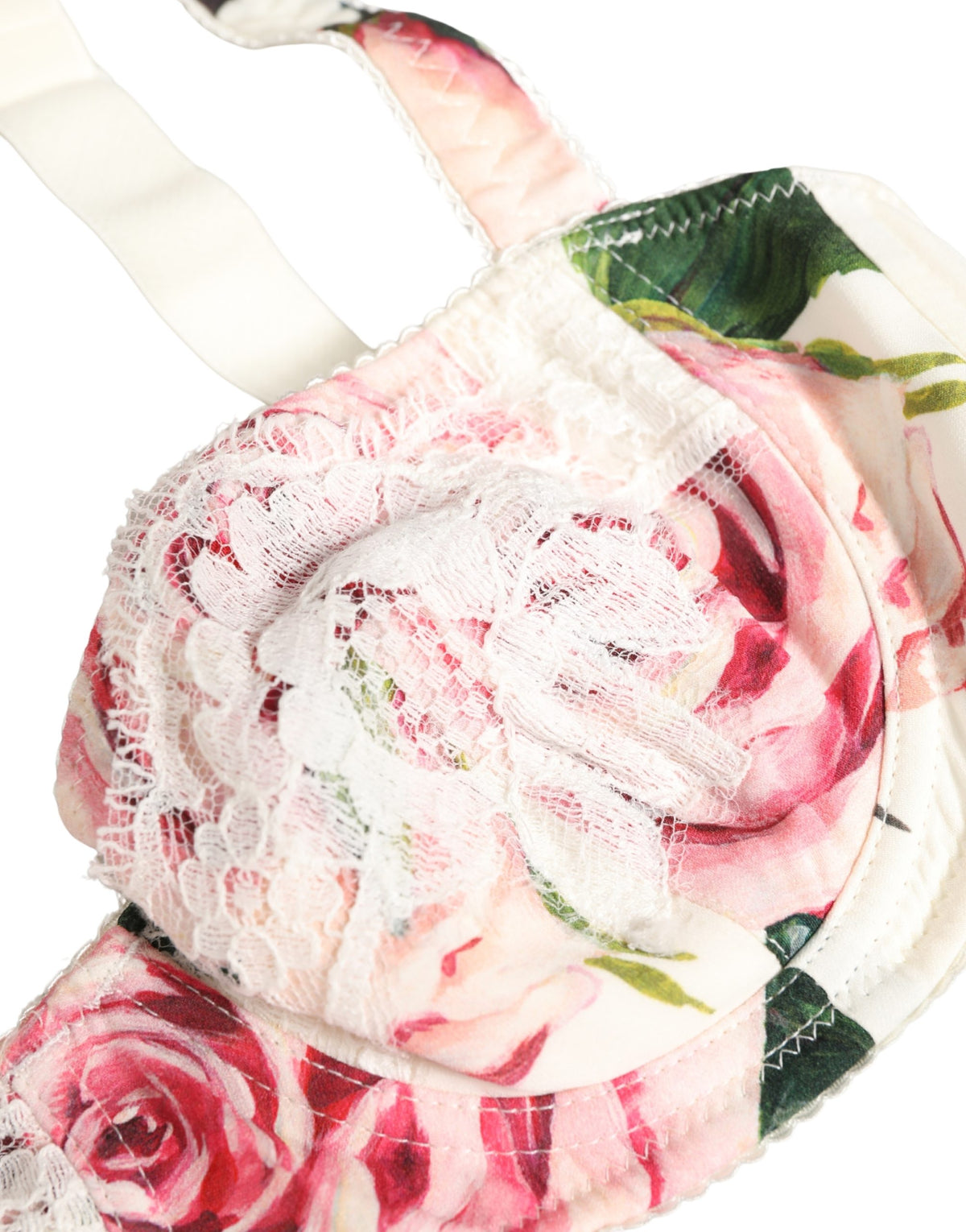 Dolce & Gabbana Multicolor Floral Semi-Pad Underwire Bra