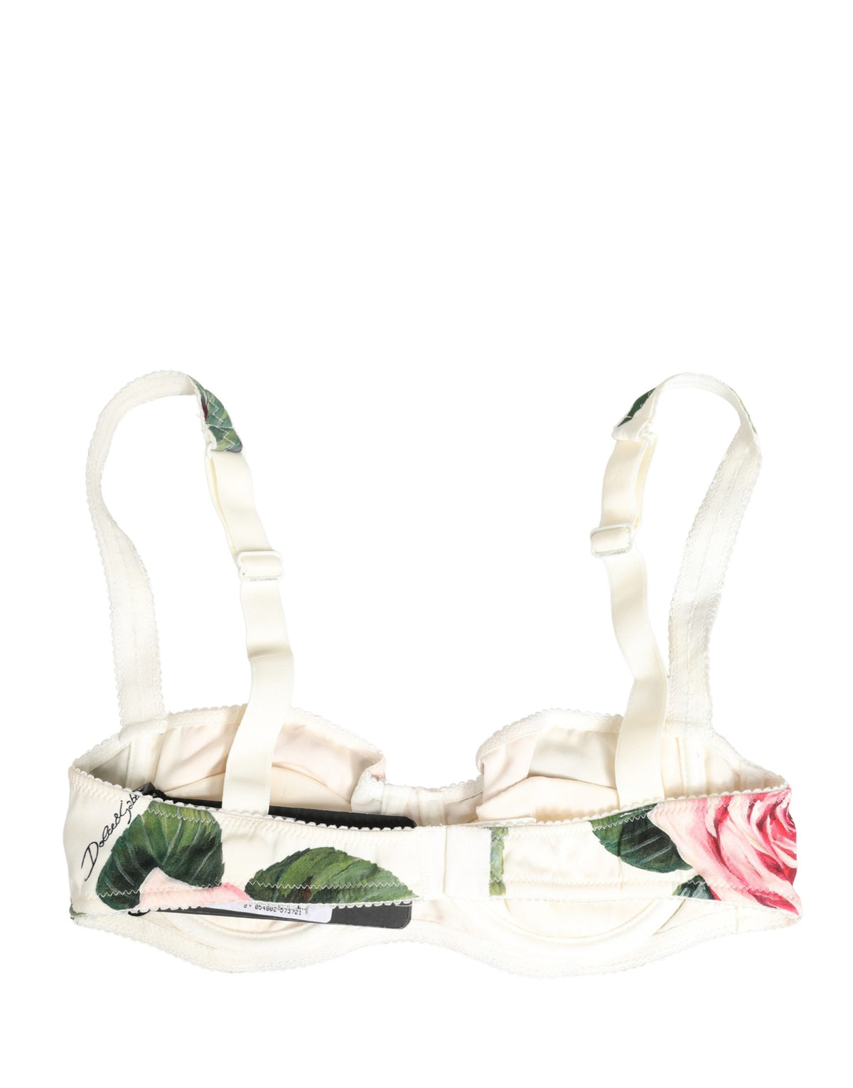 Dolce & Gabbana Multicolor Floral Semi-Pad Underwire Bra