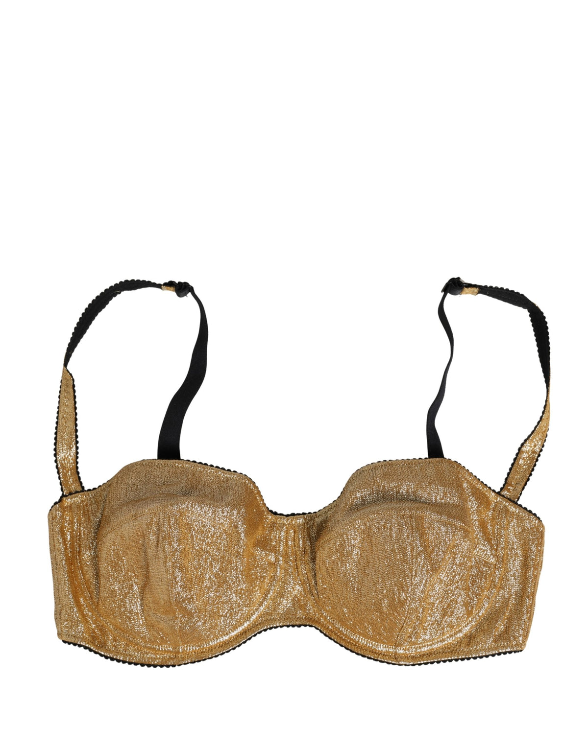 Dolce & Gabbana Gold Semi-Pad Underwire Balconette Bra