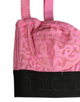 Dolce & Gabbana Pink Semi-Pad Underwire Balconette Bra
