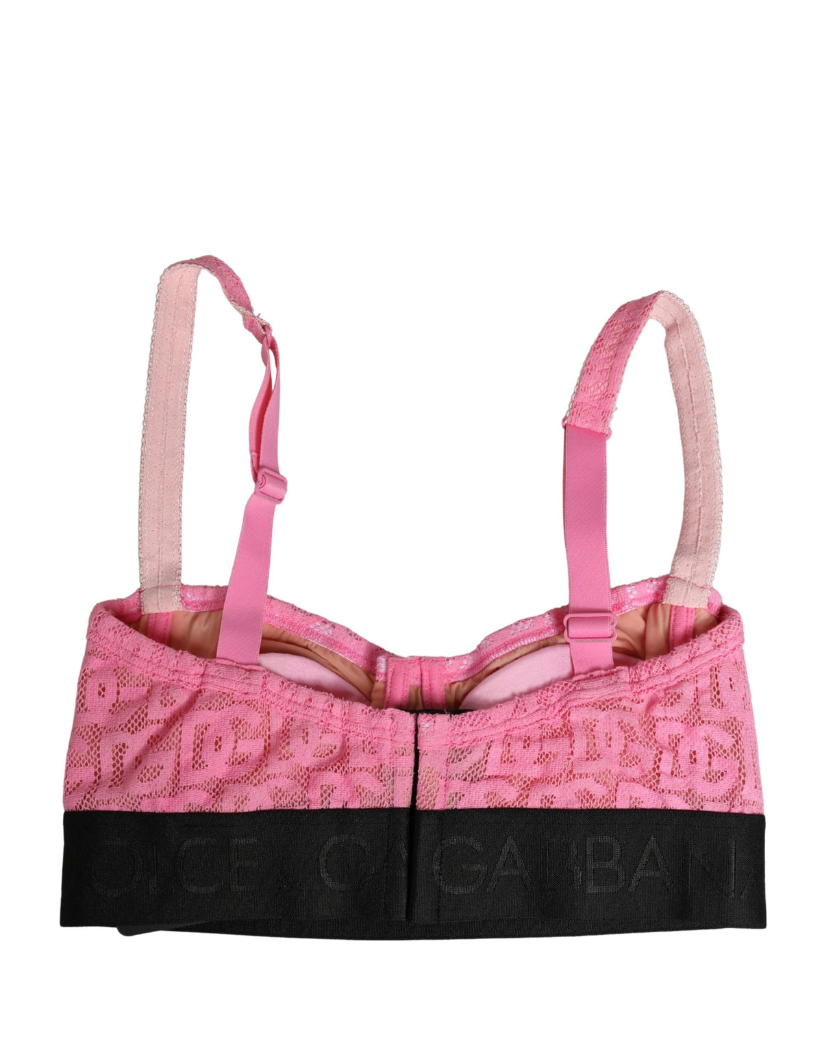 Dolce & Gabbana Pink Semi-Pad Underwire Balconette Bra