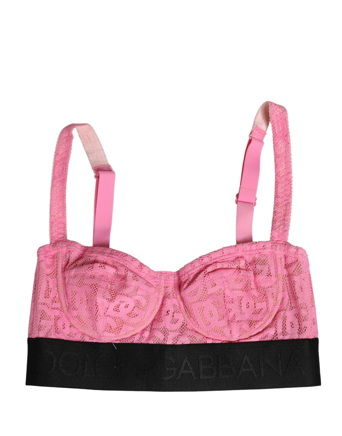 Dolce & Gabbana Pink Semi-Pad Underwire Balconette Bra