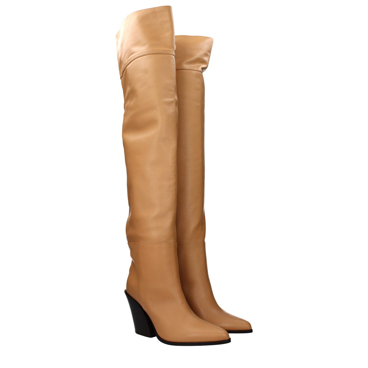 Jimmy Choo Beige Leather Ankle Boots for Women