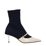 Jimmy Choo Carolyn Blue Fabric Ankle Boots for Women