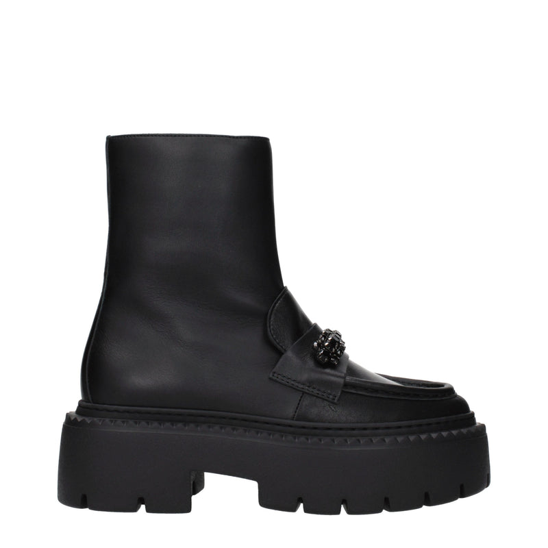 Jimmy Choo Bryer Black Leather Ankle Boots for Women