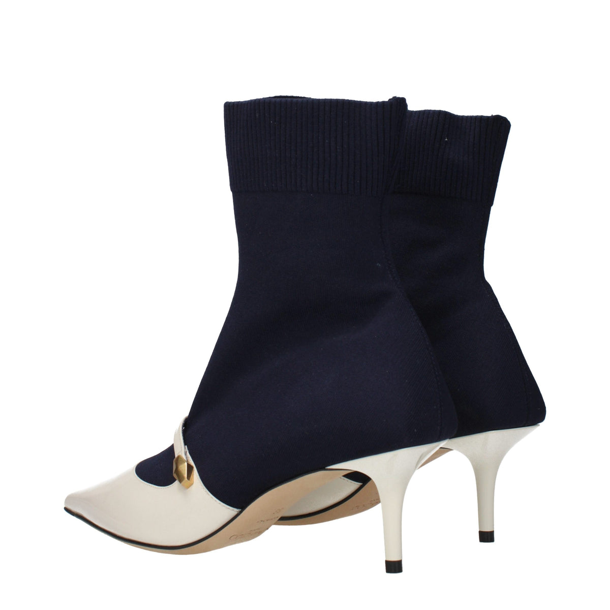 Jimmy Choo Carolyn Blue Fabric Ankle Boots for Women