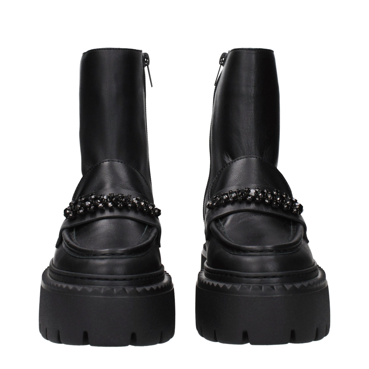 Jimmy Choo Bryer Black Leather Ankle Boots for Women