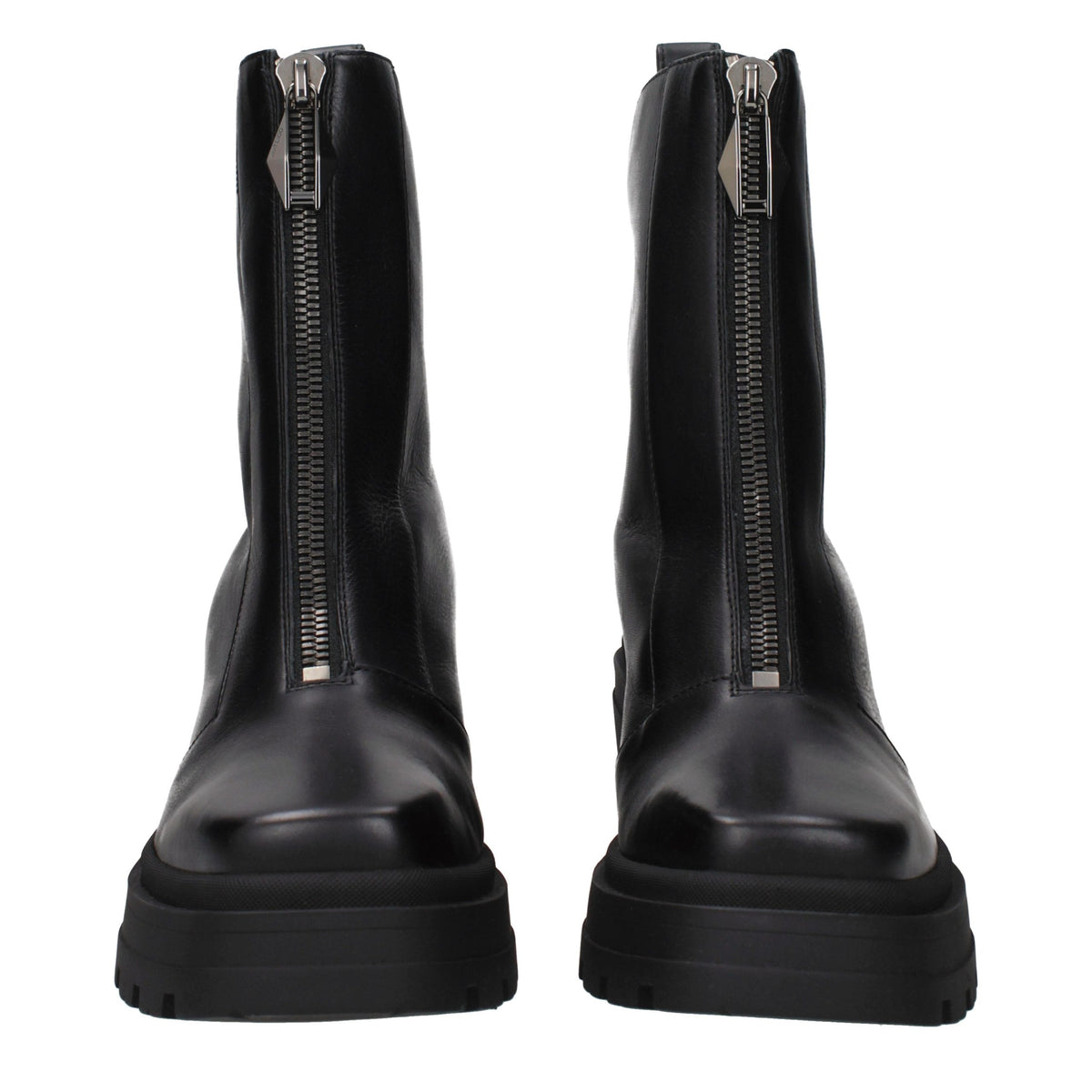 Jimmy Choo Eugenie Black Leather Ankle Boots for Women