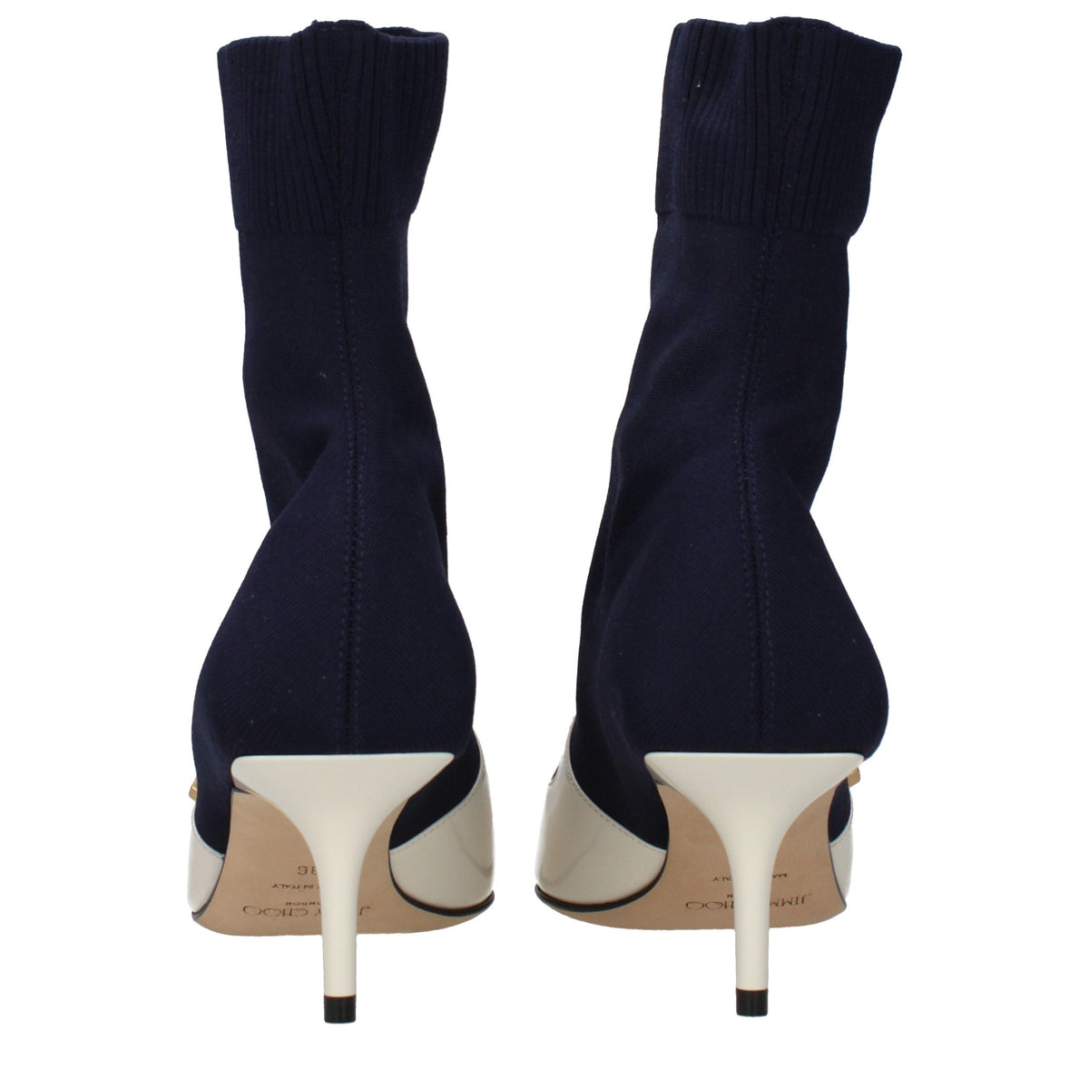 Jimmy Choo Carolyn Blue Fabric Ankle Boots for Women
