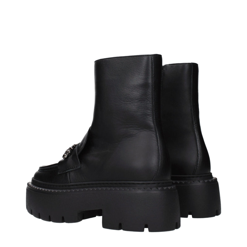 Jimmy Choo Bryer Black Leather Ankle Boots for Women