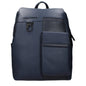 Piquadro Blue Leather Backpack