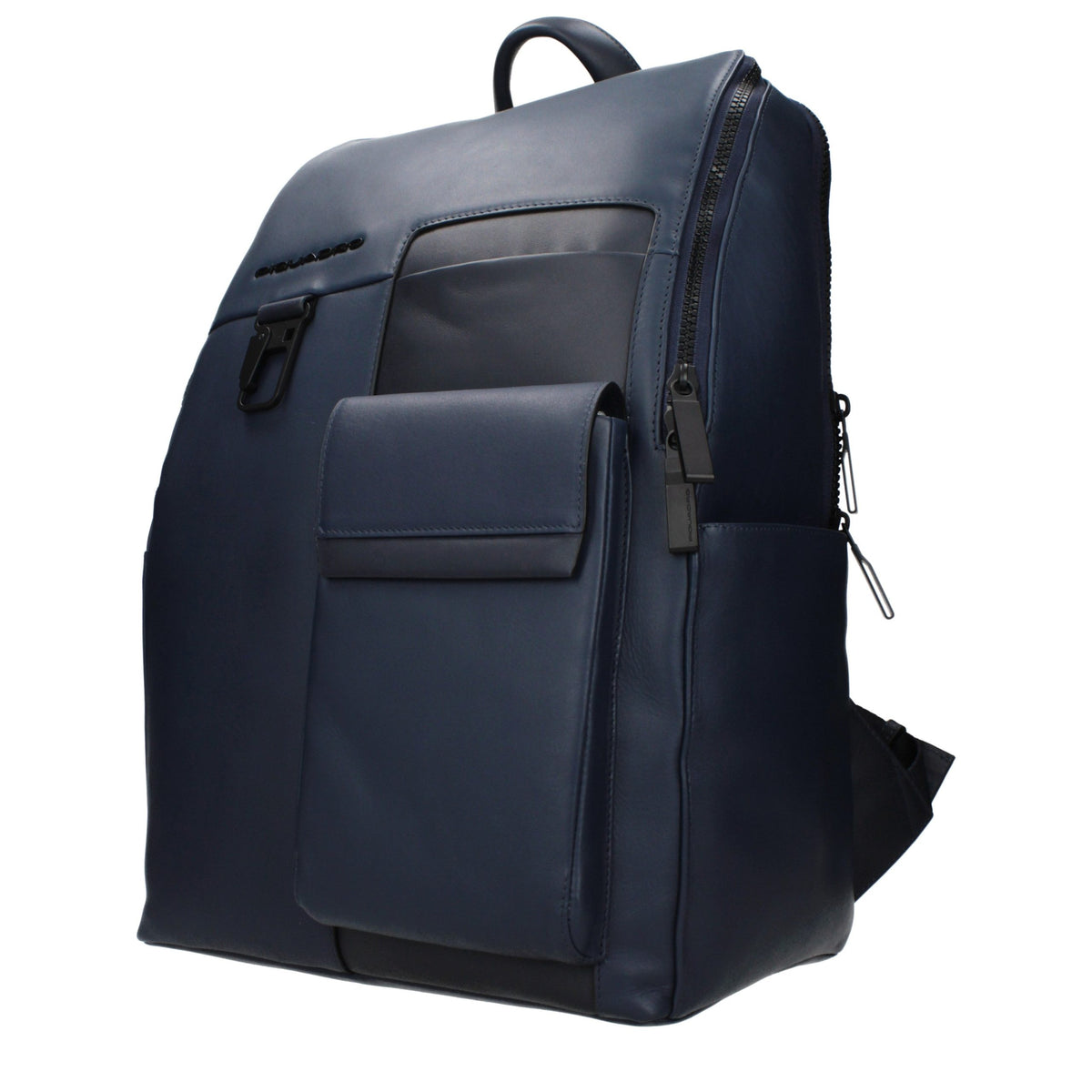 Piquadro Blue Leather Backpack - Stylish & Functional