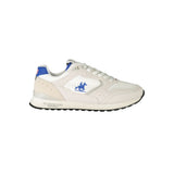 U.S. Grand White Polyester Men's Sneaker with Blue Accents