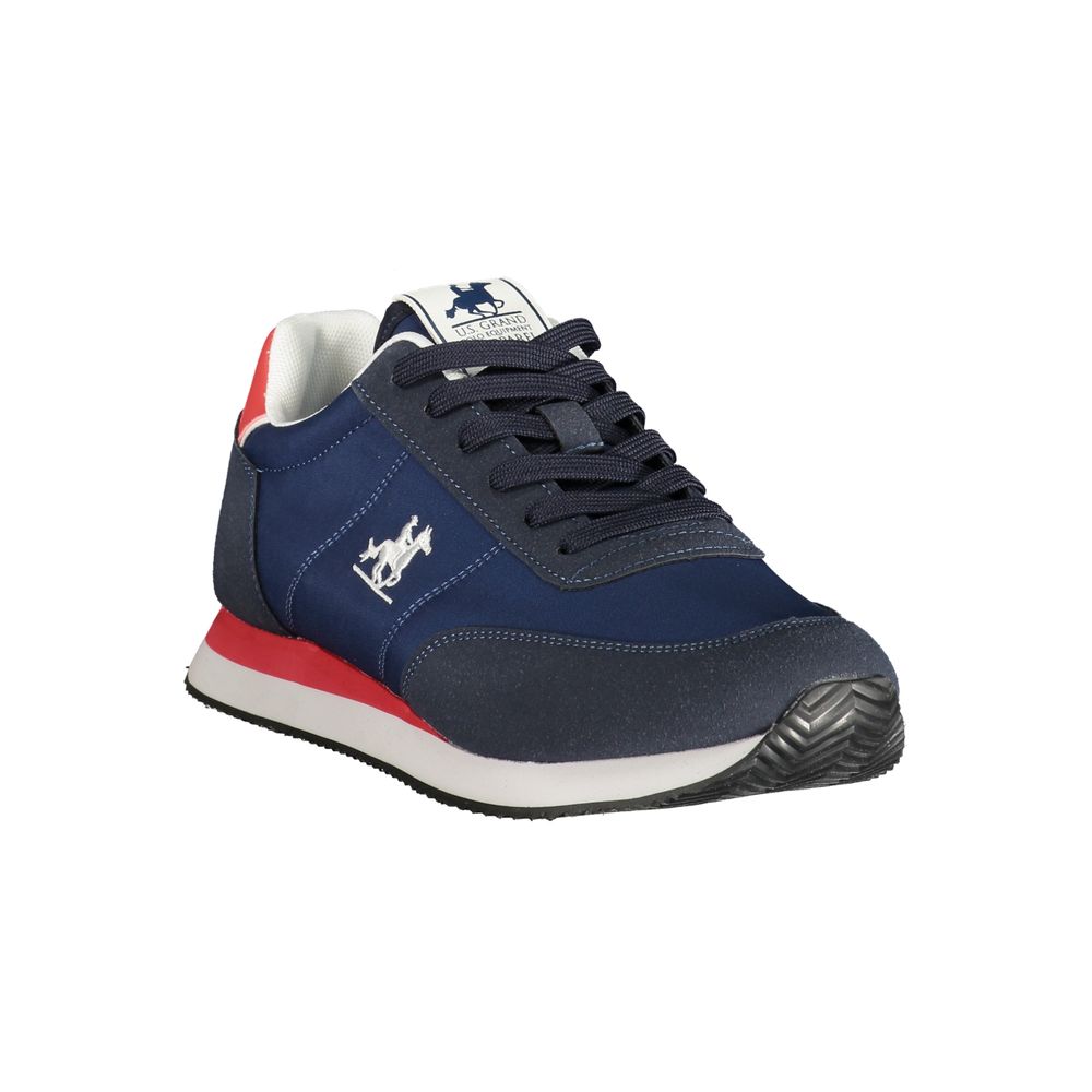U.S. Grand Blue Polyester Men Sneaker - Stylish Comfort