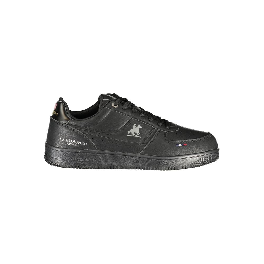 U.S. Grand Black Polyurethane Men's Sneaker - Stylish Comfort
