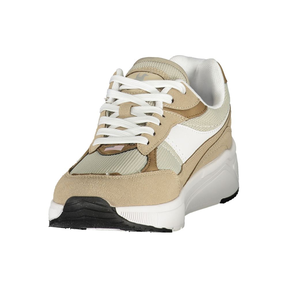 U.S. Grand Beige Polyurethane Mens Sneaker - Stylish Comfort