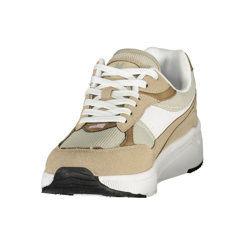 U.S. Grand Beige Polyurethane Mens Sneaker - Stylish Comfort