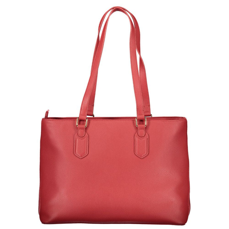 Mario Valentino Red Polyurethane Women's Bag - Stylish & Sophisticated