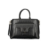 Mario Valentino Black Polyurethane Women's Handbag
