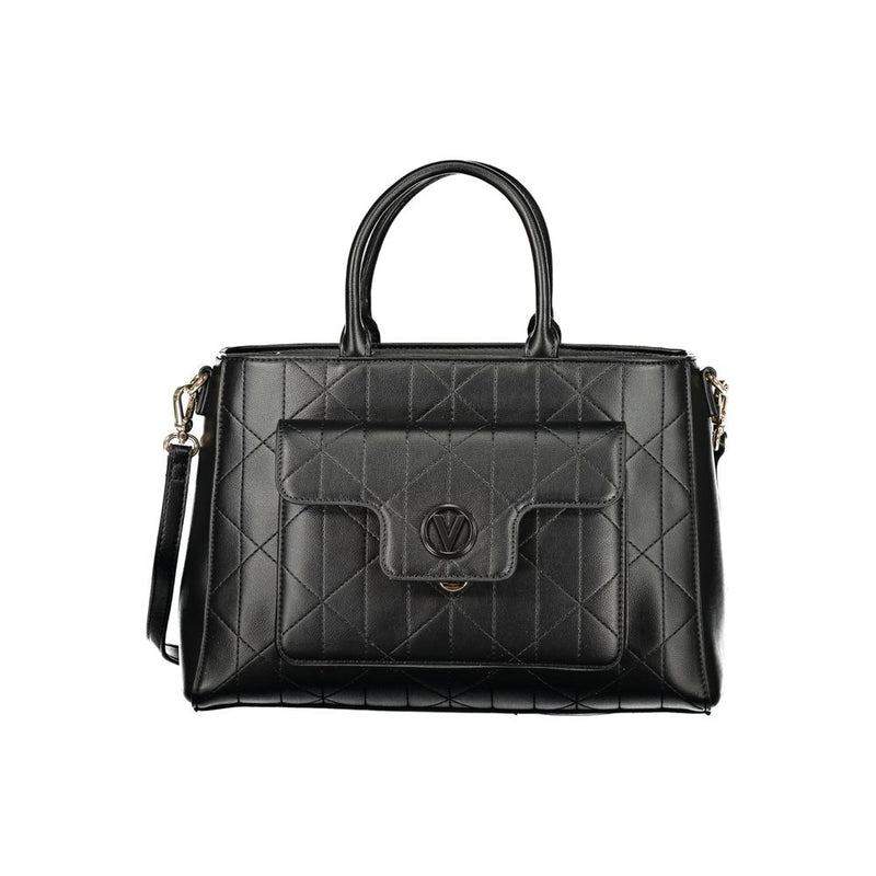 Mario Valentino Black Polyurethane Women's Handbag