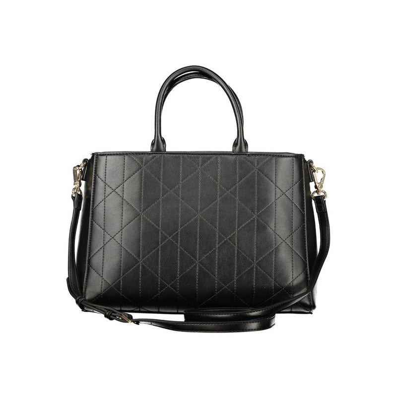 Mario Valentino Black Polyurethane Women's Handbag