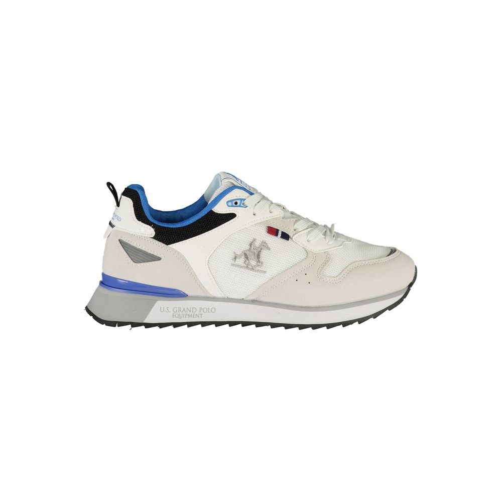 U.S. Grand White Polyester Men's Sneaker