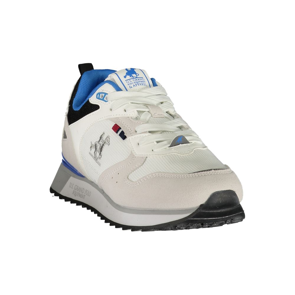 U.S. Grand White Polyester Men's Sneaker