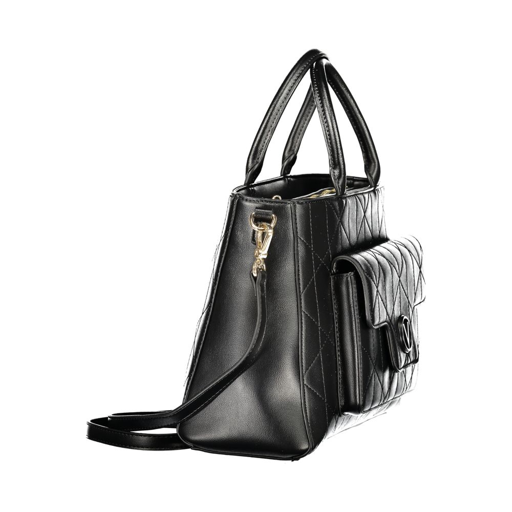 Mario Valentino Black Polyurethane Women's Handbag