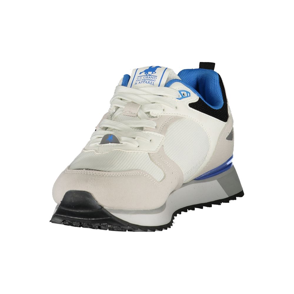 U.S. Grand White Polyester Men's Sneaker