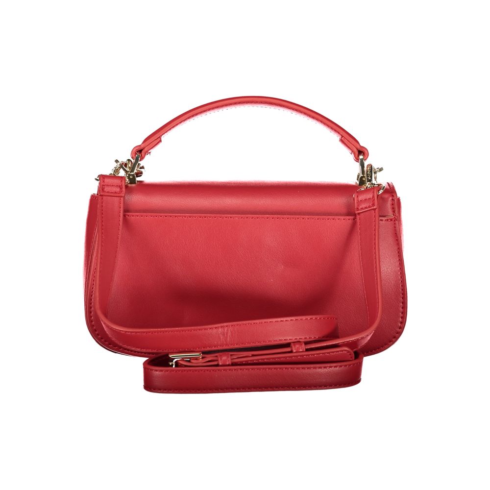 Mario Valentino Rosso Polyurethane Women's Handbag