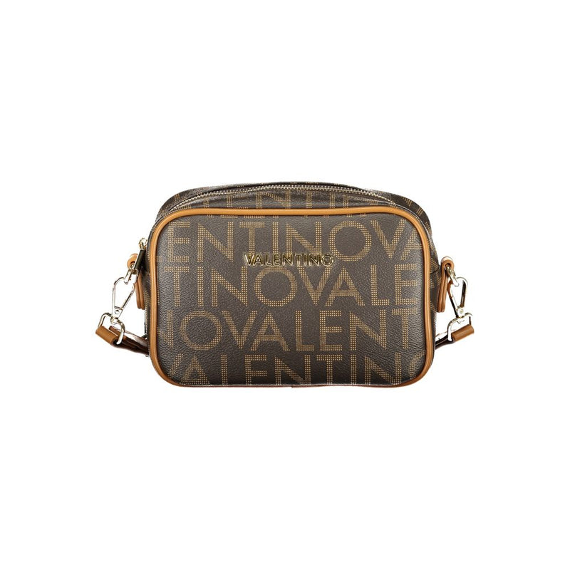 Mario Valentino Brown Polyurethane Women's Handbag