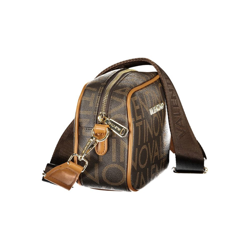 Mario Valentino Brown Polyurethane Women's Handbag