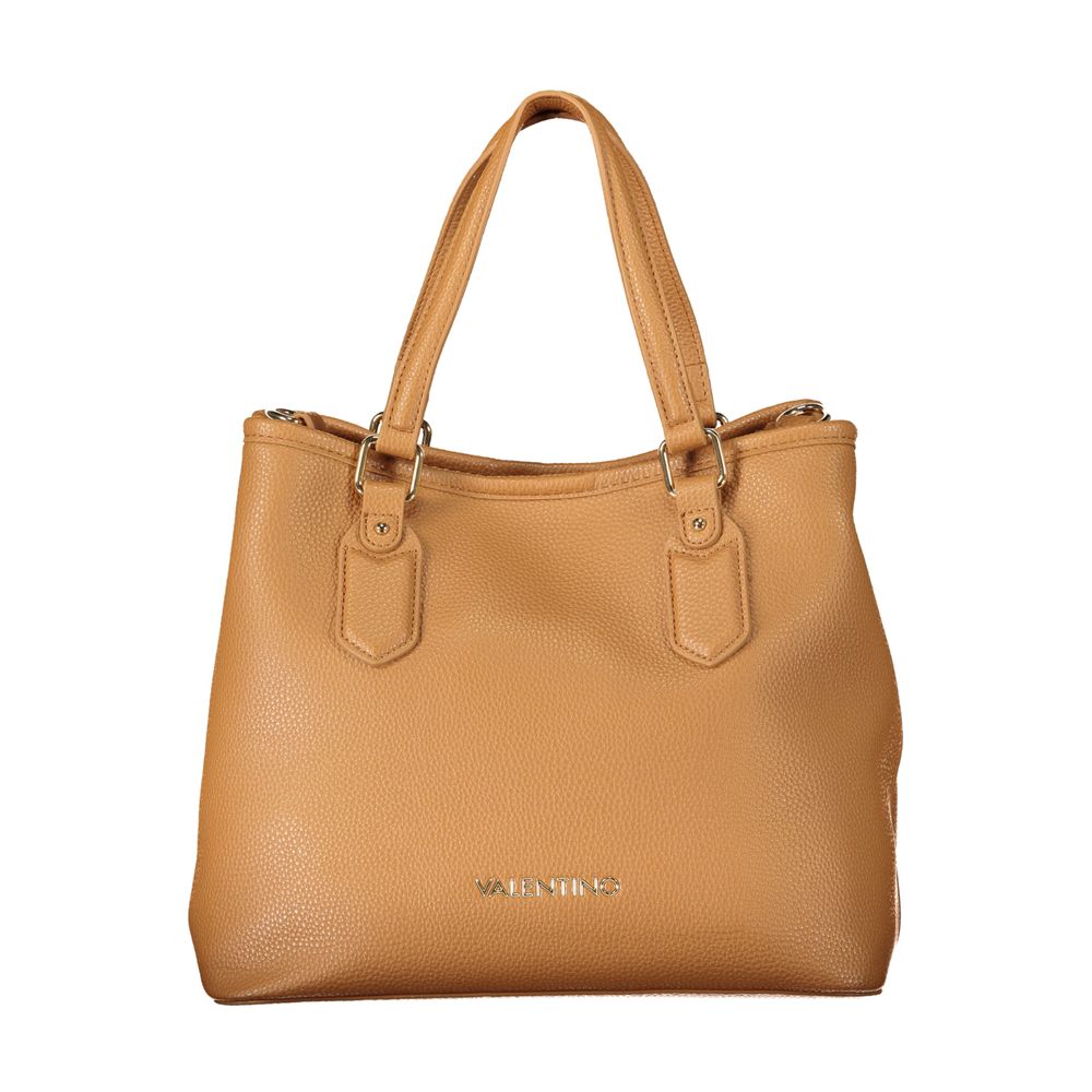 Mario Valentino Brown Polyurethane Women's Handbag