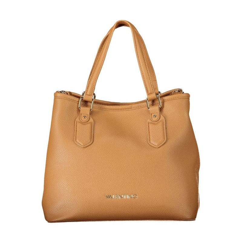 Mario Valentino Brown Polyurethane Women's Handbag