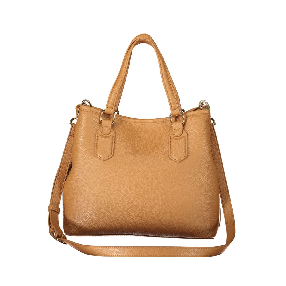 Mario Valentino Brown Polyurethane Women's Handbag