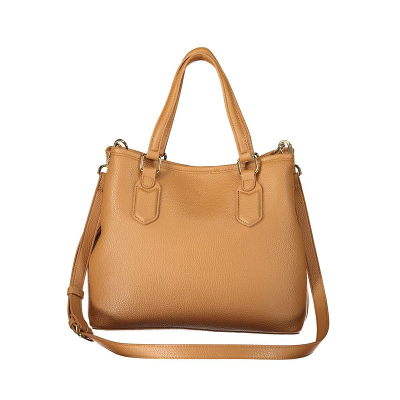 Mario Valentino Brown Polyurethane Women's Handbag