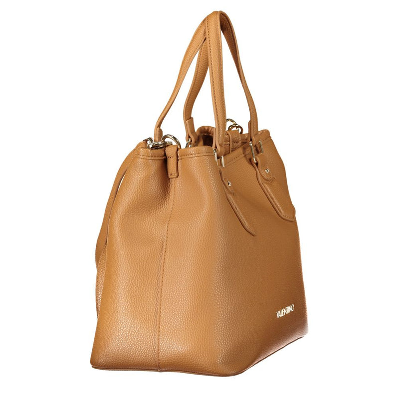 Mario Valentino Brown Polyurethane Women's Handbag