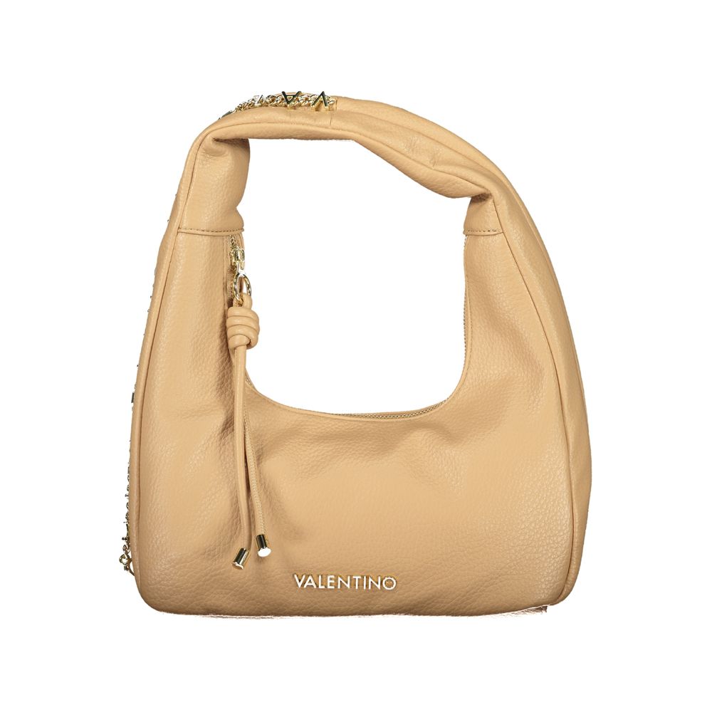 Mario Valentino Beige Polyurethane Shoulder Bag for Women