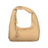 Mario Valentino Beige Polyurethane Shoulder Bag for Women