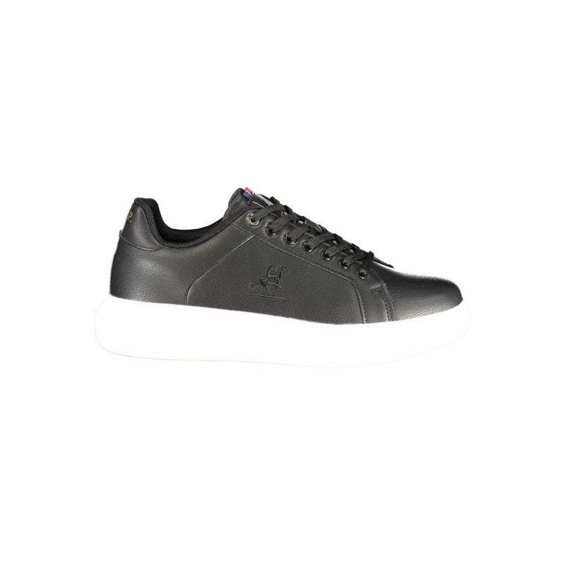 U.S. Grand Black Polyurethane Men's Sneaker - Stylish Comfort