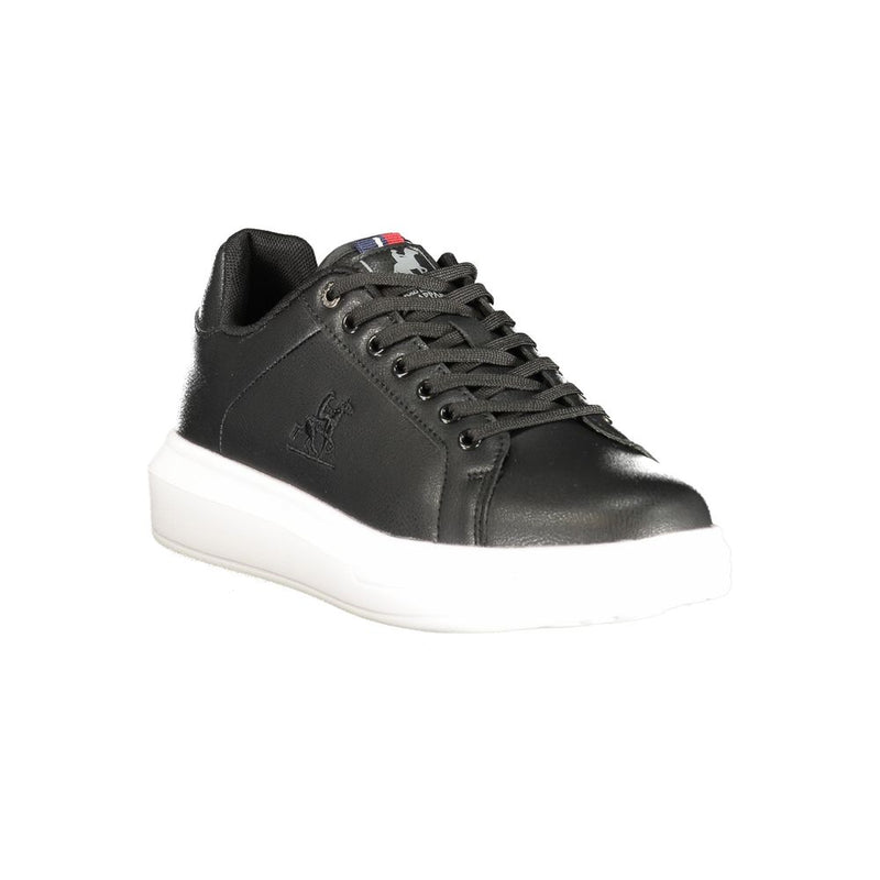 U.S. Grand Black Polyurethane Men's Sneaker - Stylish Comfort