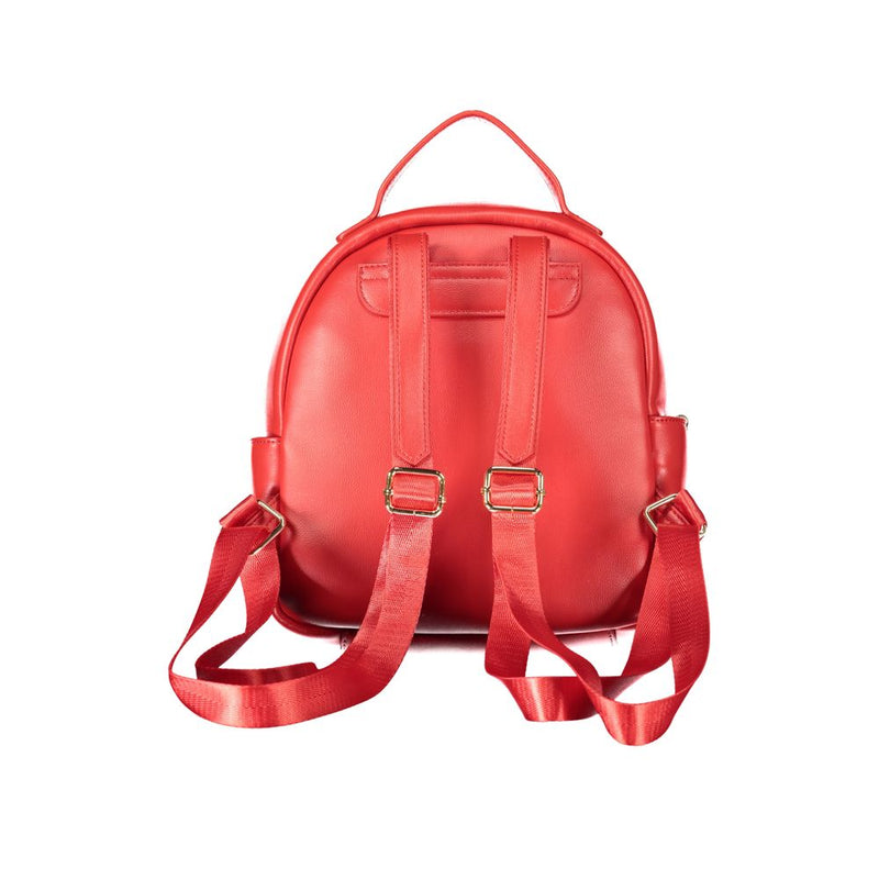 Mario Valentino Red Polyethylene Backpack for Women