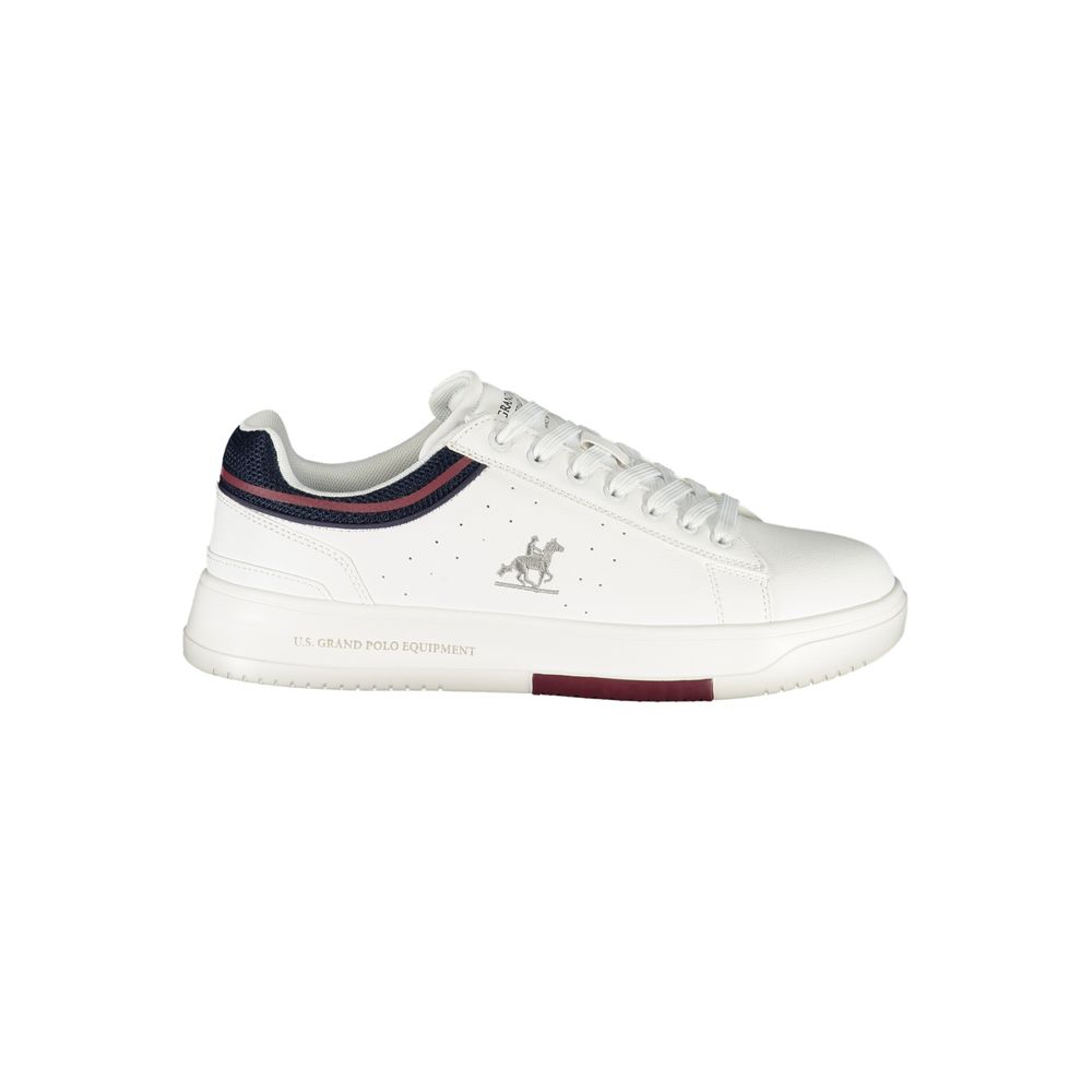 U.S. Grand White Polyurethane Men's Sneaker - Trendy Athletic Footwear