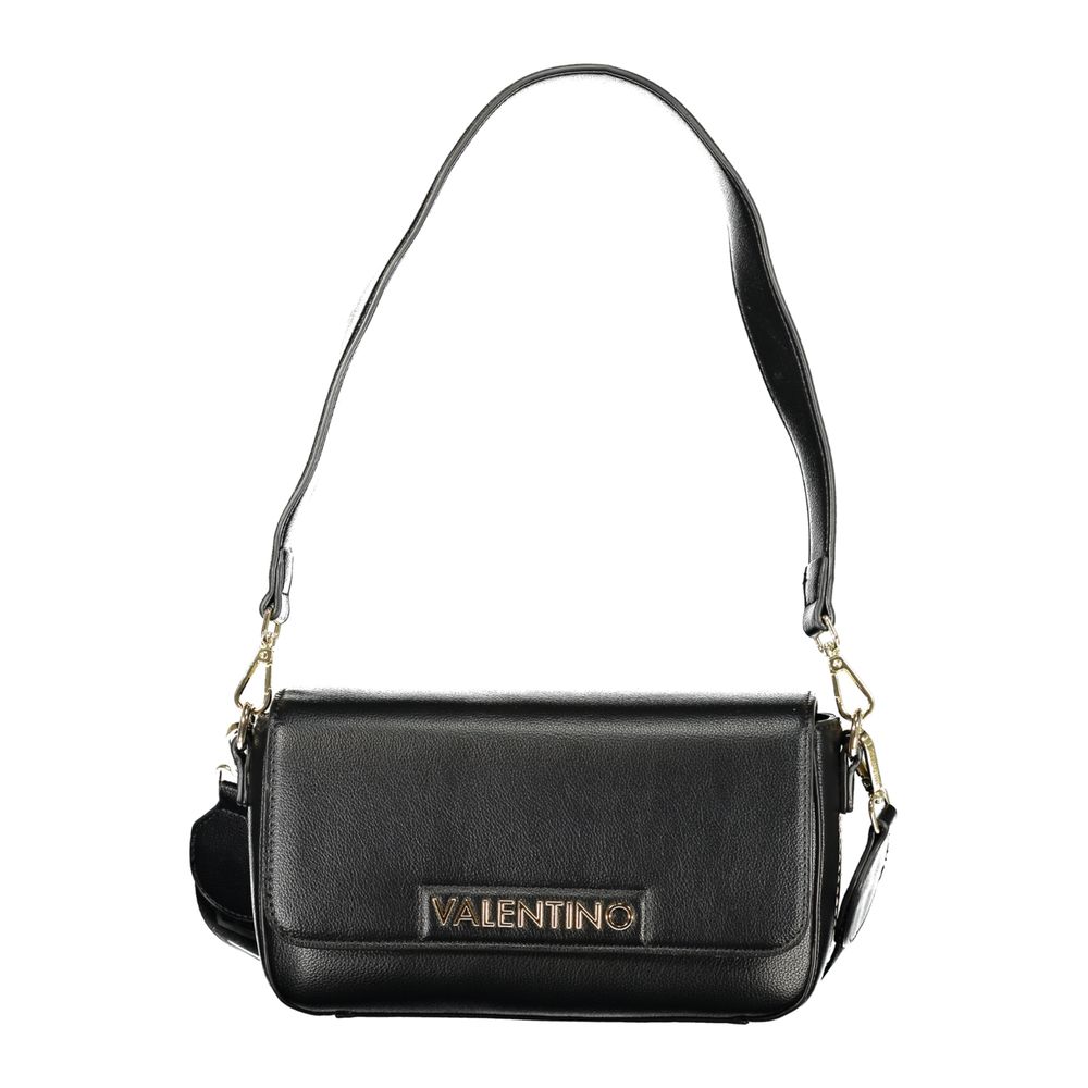 Mario Valentino Nero Poliuretano Sac à Main avec Bandoulière Ajustable
