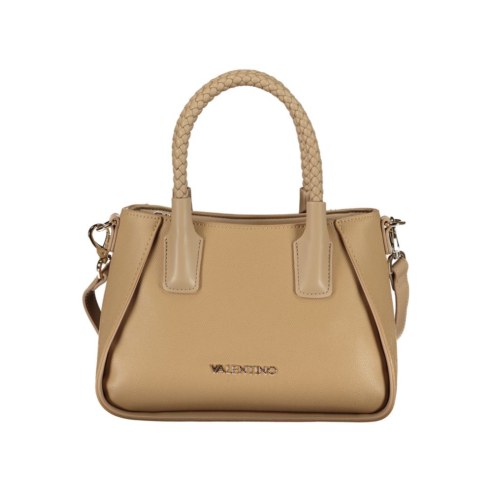 Mario Valentino Beige Polyurethane Handbag for Women