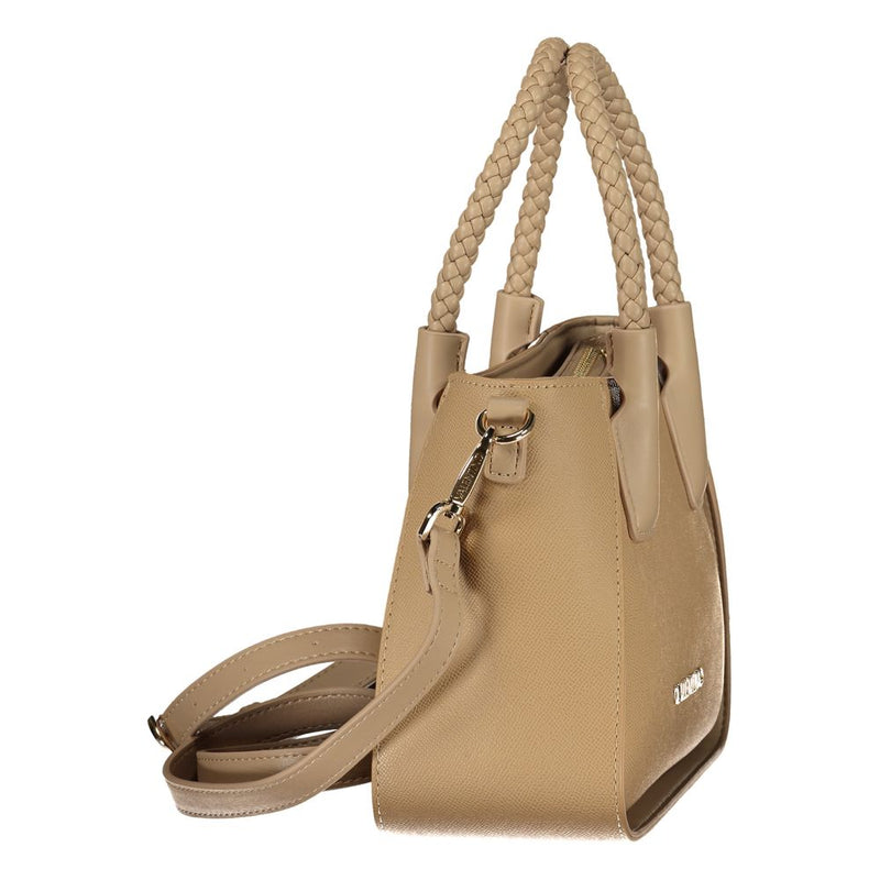 Mario Valentino Beige Polyurethane Handbag for Women