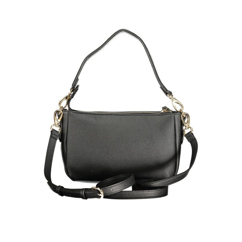 Mario Valentino Black Polyethylene Handbag - Stylish & Versatile