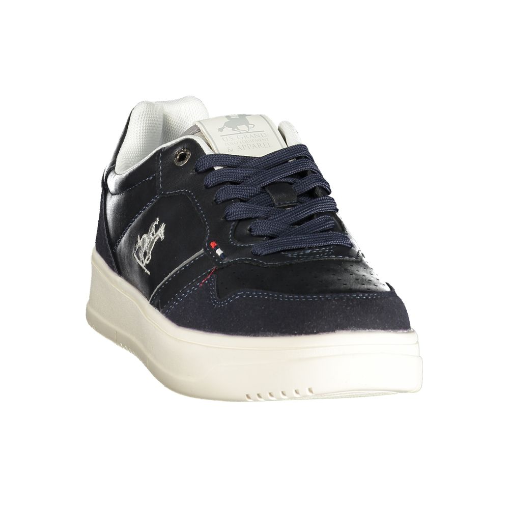 U.S. Grand Blue Polyester Men's Sneaker - Stylish & Comfortable