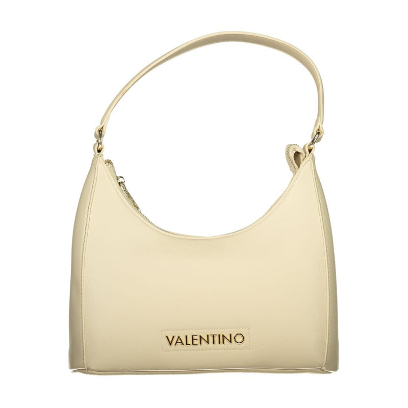 Mario Valentino Beige Handbag with Adjustable Strap